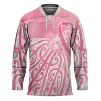 Breast Cancer Awareness Maori Hockey Jersey Kia Kaha Kia Maia Kia Manawanui - Polynesian Pride