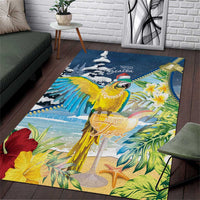 Funny Tropical Christmas Area Rug Tis The Season To Get Tipsy LT7 Colorful - Polynesian Pride