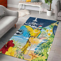 Funny Tropical Christmas Area Rug Tis The Season To Get Tipsy LT7 - Polynesian Pride
