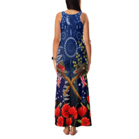 Anzac Family Matching Tank Maxi Dress and Hawaiian Shirt Australia Aboriginal Mix New Zealand Slouch Hats LT7 - Polynesian Pride