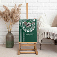 Hawaii Rainbow Warriors Personalized Canvas Wall Art Kakau Ikakai Laau Pama