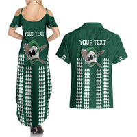 Hawaii Rainbow Warriors Personalized Couples Matching Summer Maxi Dress and Hawaiian Shirt Kakau Ikakai Laau Pama