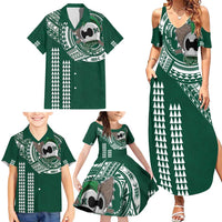 Hawaii Rainbow Warriors Personalized Family Matching Summer Maxi Dress and Hawaiian Shirt Kakau Ikaika Laau Pama LT7 - Polynesian Pride