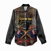 Australia - New Zealand ANZAC Women Casual Shirt Gallipoli ANZAC Cove Landing LT7 - Polynesian Pride