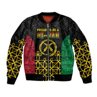 Vanuatu Indipendens Dei Bomber Jacket Tribal Sand Drawing