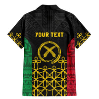 Vanuatu Indipendens Dei Family Matching Mermaid Dress and Hawaiian Shirt Tribal Sand Drawing LT7 - Polynesian Pride