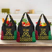 Vanuatu Indipendens Dei Grocery Bag Tribal Sand Drawing