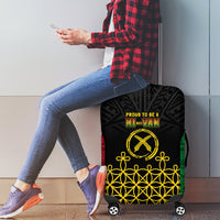 Vanuatu Indipendens Dei Luggage Cover Tribal Sand Drawing