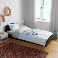 Fiji Rugby Custom Kaiviti Masi Bedding Set Turquoise - Polynesian Pride