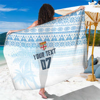 Fiji Rugby Custom Kaiviti Masi Sarong Turquoise - Polynesian Pride