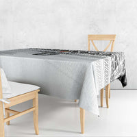 Fiji Rugby Custom Kaiviti Masi Tablecloth Black - Polynesian Pride