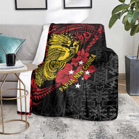 Papua New Guinea 49th Independence Day Blanket Motuan Revareva Bird-of-Paradise