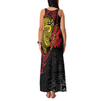Papua New Guinea 49th Independence Day Family Matching Tank Maxi Dress and Hawaiian Shirt Motuan Revareva Bird-of-Paradise LT7 - Polynesian Pride