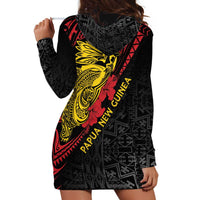Papua New Guinea 49th Independence Day Hoodie Dress Motuan Revareva Bird-of-Paradise LT7 - Polynesian Pride