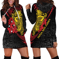 Papua New Guinea 49th Independence Day Hoodie Dress Motuan Revareva Bird-of-Paradise LT7 - Polynesian Pride