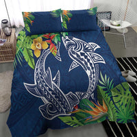 Polynesia Bedding Set Sharks Duo Tropical Navy