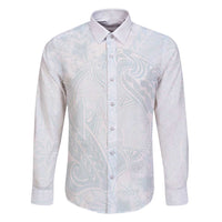 Polynesia Family Matching Short Sleeve Bodycon Dress and Hawaiian Shirt Sharks Duo Tropical Off White