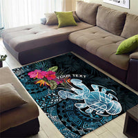 Niue Personalised Area Rug Hiapo Mix Coconut Crab