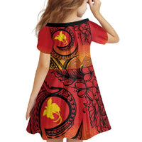 Papua New Guinea 50 Years Family Matching Tank Maxi Dress and Hawaiian Shirt Motuan Motifs LT7 - Polynesian Pride