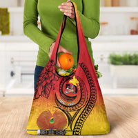 Papua New Guinea 50 Years Grocery Bag Motuan Motifs LT7 - Polynesian Pride