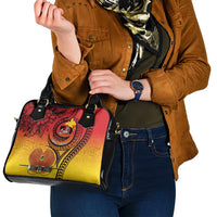 Papua New Guinea 50 Years Shoulder Handbag Motuan Motifs