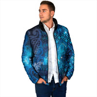 Aotearoa Taniko Matariki Padded Jacket Cosmic Blue
