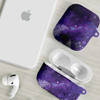 Aotearoa Taniko Matariki AirPods Case Cosmic Violet