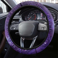 Aotearoa Taniko Matariki Steering Wheel Cover Cosmic Violet