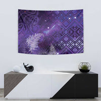 Aotearoa Taniko Matariki Tapestry Cosmic Violet