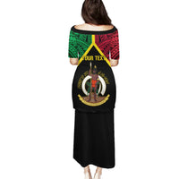 Vanuatu 44th Independence Anniversary Family Matching Puletasi and Hawaiian Shirt