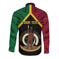 Vanuatu 44th Independence Anniversary Long Sleeve Button Shirt