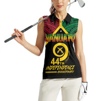 Vanuatu 44th Independence Anniversary Women Sleeveless Polo Shirt