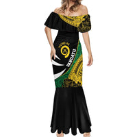 Vanuatu Independence Day Yumi 44 Mermaid Dress LT7 - Polynesian Pride
