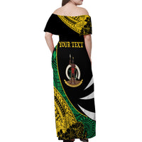 Vanuatu Independence Day Yumi 44 Off Shoulder Maxi Dress