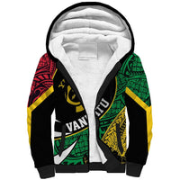 Vanuatu Independence Day Yumi 44 Sherpa Hoodie LT7 Unisex Colorful - Polynesian Pride
