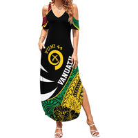 Vanuatu Independence Day Yumi 44 Summer Maxi Dress LT7 Women Colorful - Polynesian Pride