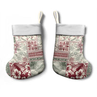 Aloha Hawaii Pastel Christmas Patchwork Christmas Stocking Classic Style - Polynesian Pride