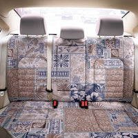 Aloha Hawaii Pastel Christmas Patchwork Back Car Seat Cover Rustic Style - Polynesian Pride