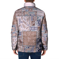 Aloha Hawaii Pastel Christmas Patchwork Padded Jacket Rustic Style LT7 - Polynesian Pride