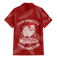 New Zealand Christmas Family Matching Mermaid Dress and Hawaiian Shirt Silver Fern Mix Kiwi Bird Ver01 LT7 - Polynesian Pride