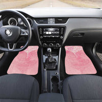 Breast Cancer Awareness Maori Aotearoa Car Mats Manta Ray - Pink Glaze - Polynesian Pride