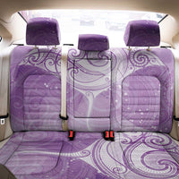 Epilepsy Awareness Maori Aotearoa Back Car Seat Cover Manta Ray - Purple Glaze - Polynesian Pride