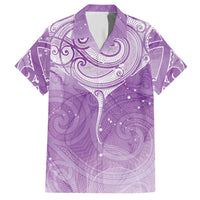Epilepsy Awareness Maori Aotearoa Hawaiian Shirt Manta Ray - Purple Glaze - Polynesian Pride
