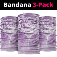 Epilepsy Awareness Maori Aotearoa Neck Gaiter Manta Ray - Purple Glaze - Polynesian Pride