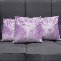 Epilepsy Awareness Maori Aotearoa Pillow Cover Manta Ray - Purple Glaze - Polynesian Pride