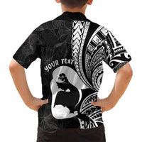 Mother's Day Hawaiian Shirt Polynesia Vintage Hibiscus - Black LT7 - Polynesian Pride
