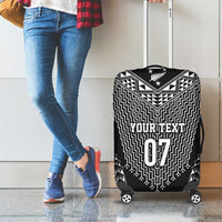 2025 Rugby Championship New Zealand Custom Luggage Cover Poutama Motifs - Polynesian Pride