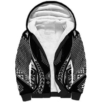 2025 Rugby Championship New Zealand Custom Sherpa Hoodie Poutama Motifs - Polynesian Pride