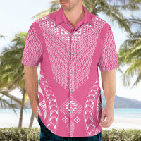 2025 Rugby Championship New Zealand Custom Hawaiian Shirt Poutama Motifs - Pink Out LT7 - Polynesian Pride