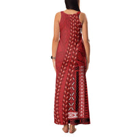 Samoa FAST Siapo Family Matching Tank Maxi Dress and Hawaiian Shirt Tatau-Ulafala Vines - Polynesian Pride
